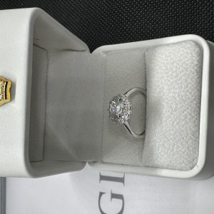 天然ダイヤモンド1.01ct Au750（ほししずく）