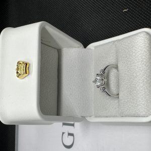 天然ダイヤモンド1.01ct Au750（せみしぐれ）