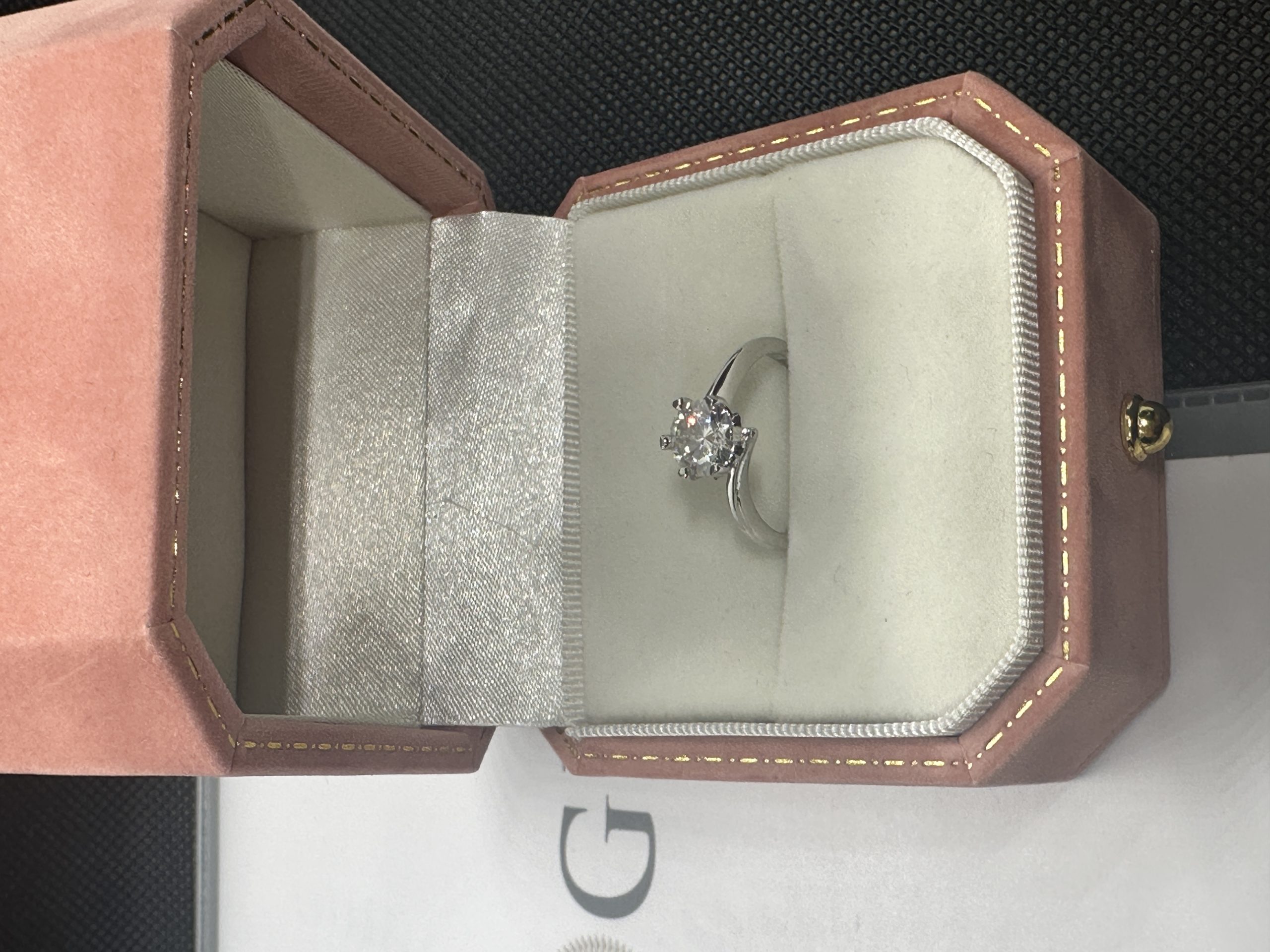 一粒ダイヤネックレス ダイヤモンド ネックレス 一 粒 天然ダイヤモンド1.01ct GIA証明書 AU750指輪