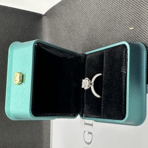 一 粒 ダイヤ ネックレス 指輪 ダイヤ 天然ダイヤモンド1.01ct GIA鑑定書 AU750指輪