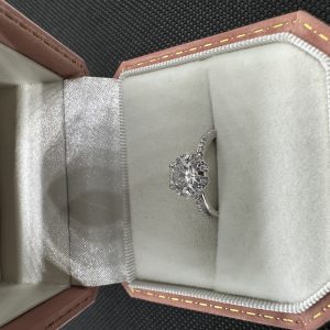 一粒ダイヤネックレス ダイヤモンド リング 安い 天然ダイヤモンド1.01ct GIA証明書 AU750指輪