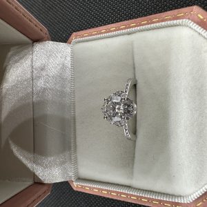 一粒ダイヤネックレス スイート テン 指輪 天然ダイヤモンド1.01ct GIA証明書 AU750指輪