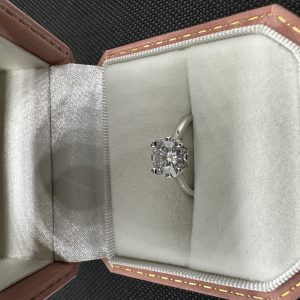 一粒ダイヤネックレス プラチナ ダイヤ 指輪 天然ダイヤモンド1.01ct GIA証明書 AU750指輪