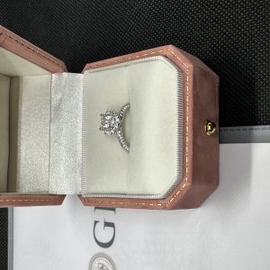 一粒ダイヤネックレス ダイヤ の 指輪 天然ダイヤモンド1.01ct GIA証明書 AU750指輪