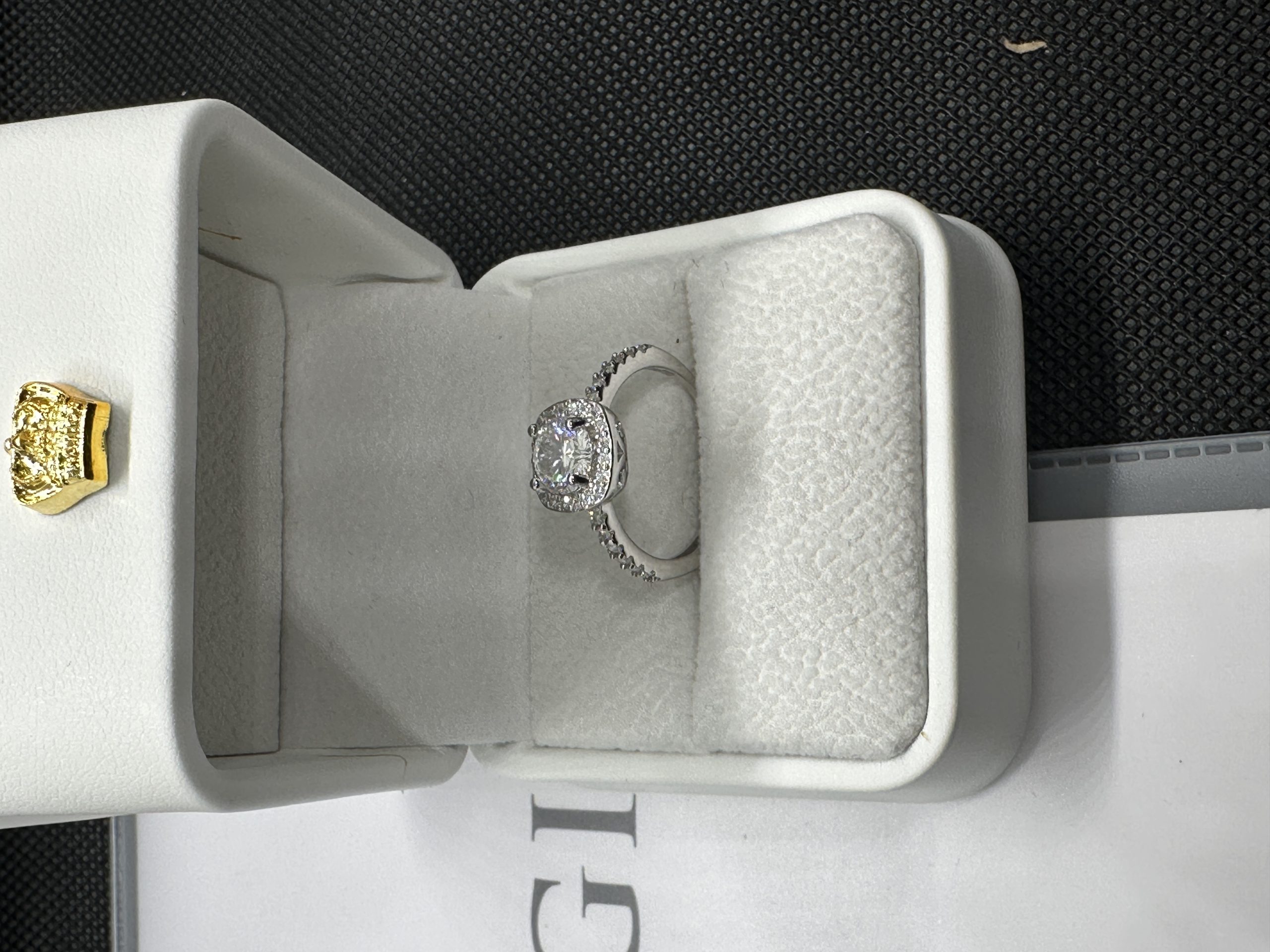 一粒ダイヤネックレス 鑑定書 ダイヤ 天然ダイヤモンド1.01ct GIA鑑定書 AU750指輪