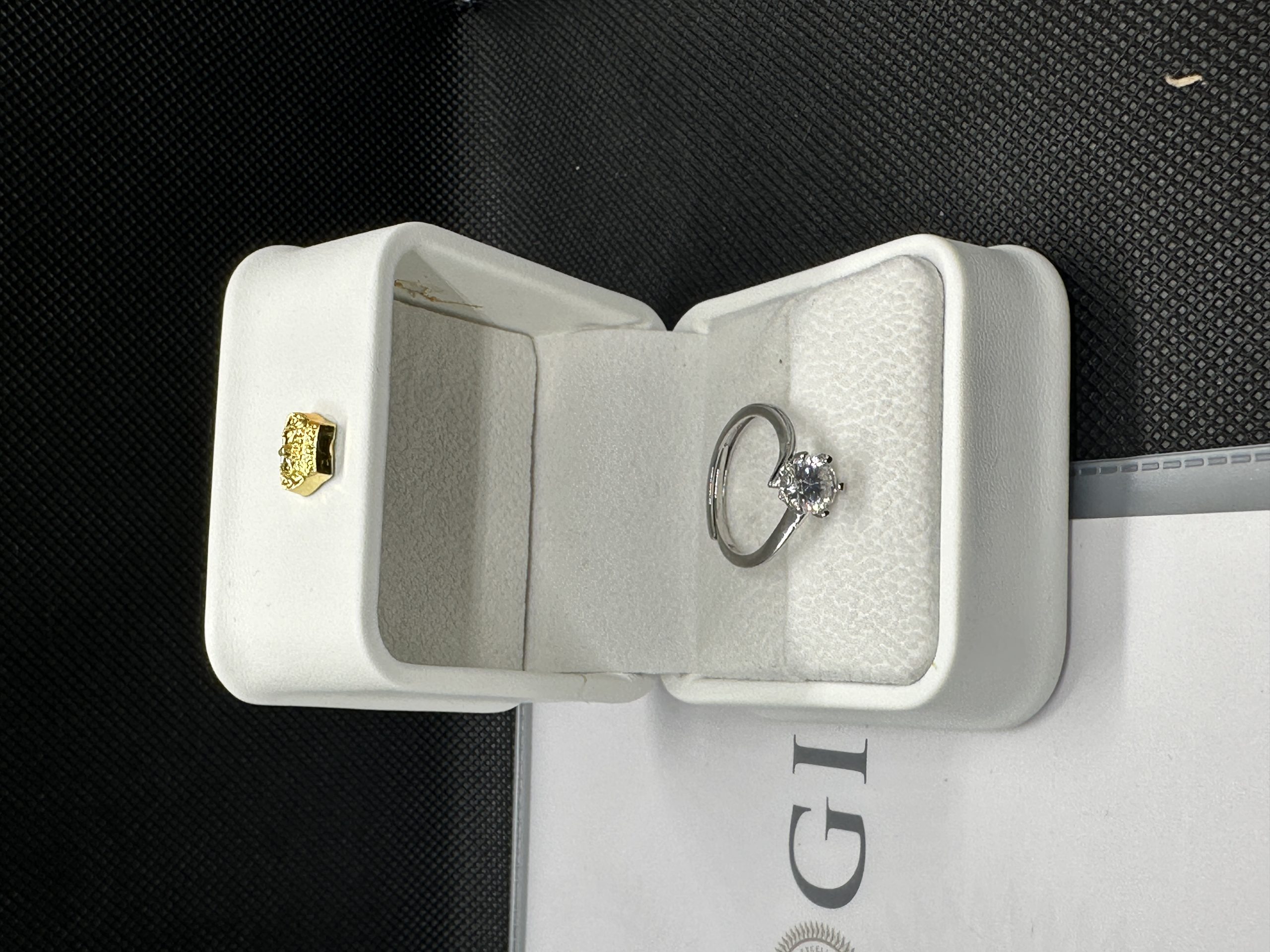 一粒ダイヤネックレス ダイヤモンド リング 安い 天然ダイヤモンド1.01ct GIA鑑定書 AU750指輪