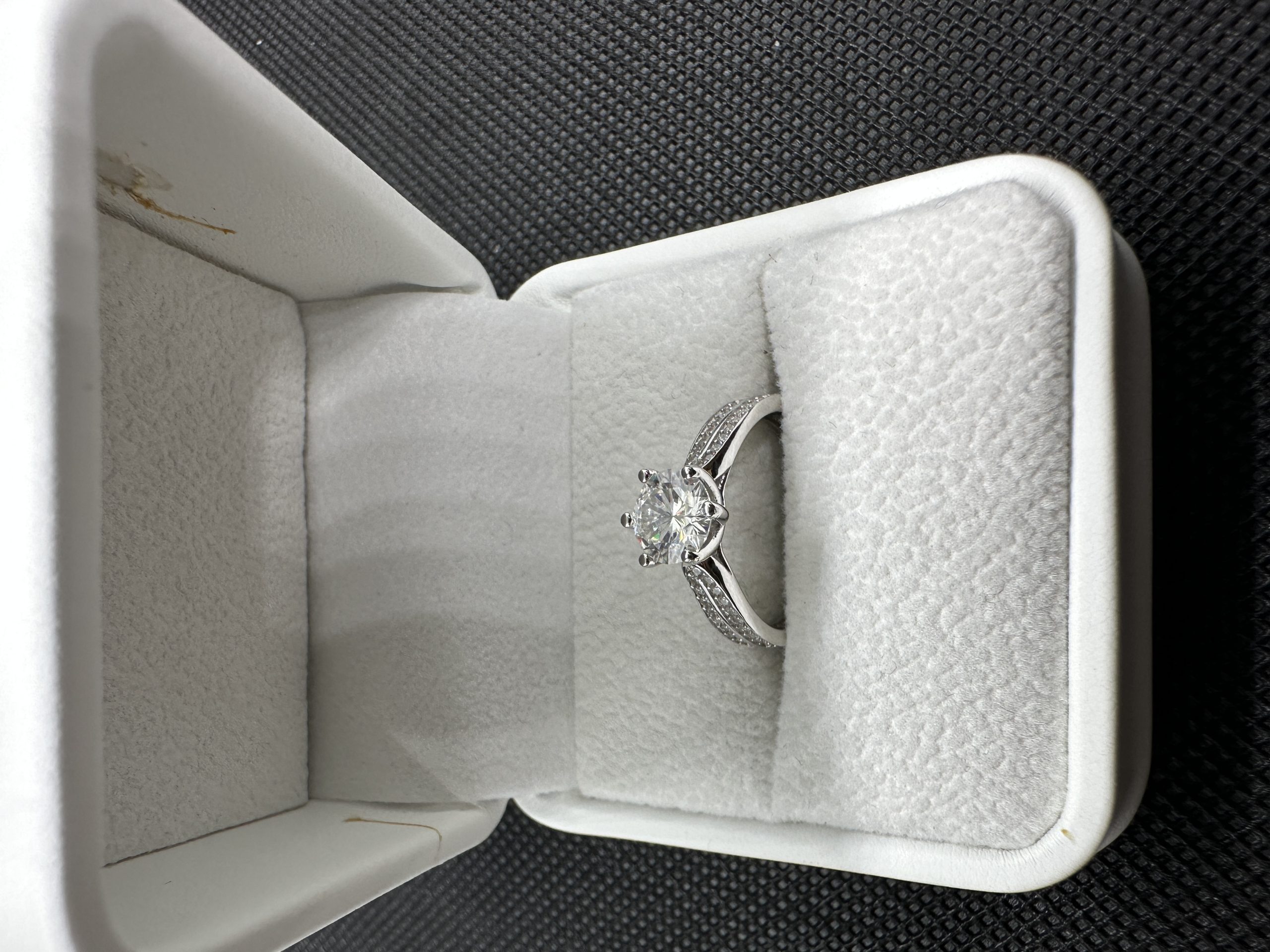 一粒ダイヤネックレス 1 カラット ダイヤ ネックレス 天然ダイヤモンド1.01ct GIA鑑定書 AU750指輪