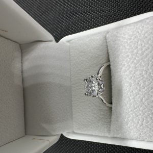 一粒ダイヤネックレス ダイヤモンド 1 カラット 天然ダイヤモンド1.01ct GIA鑑定書 AU750指輪